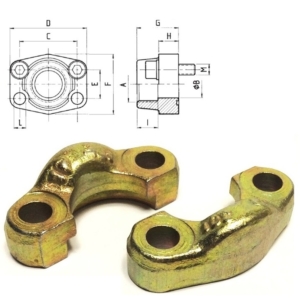 253-08 Flants 3000 1/2" kinnituskaare paar
