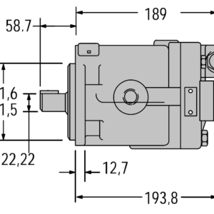 Kolbpump 32,9cc Vickers, 02-341693
