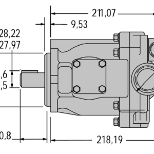Kolbpump 41cc Vickers, 02-341956