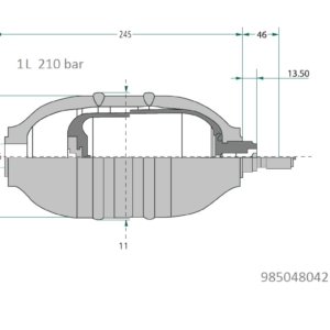 HÜDROAKU 1.0L 210bar