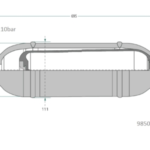 Hüdroakud 4.0L 210bar