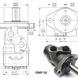 151-0610 Hüdraulikamootor OMP 50, Danfoss