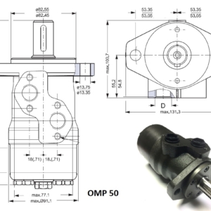 151-0630 Hüdraulikamootor OMP 50, Danfoss, HYDROSHOP.EE